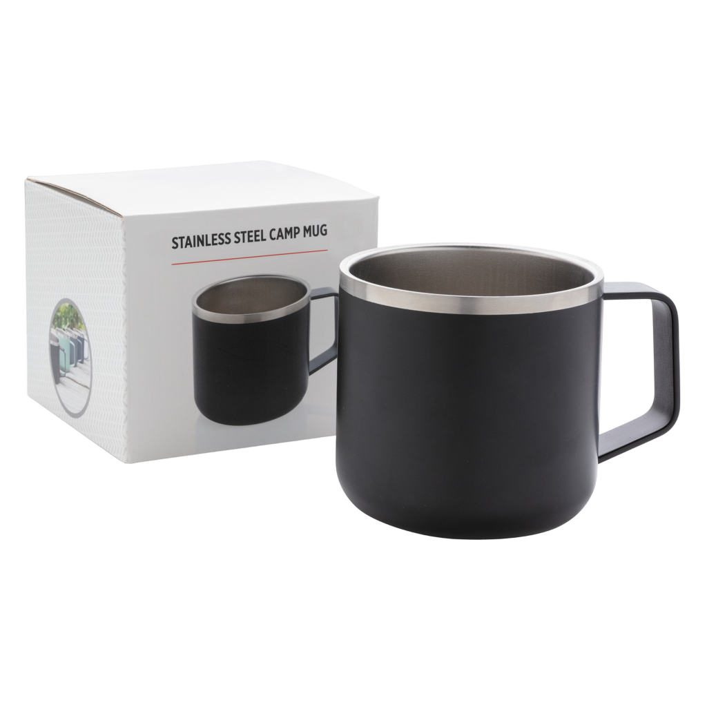 Stainless steel camp mug