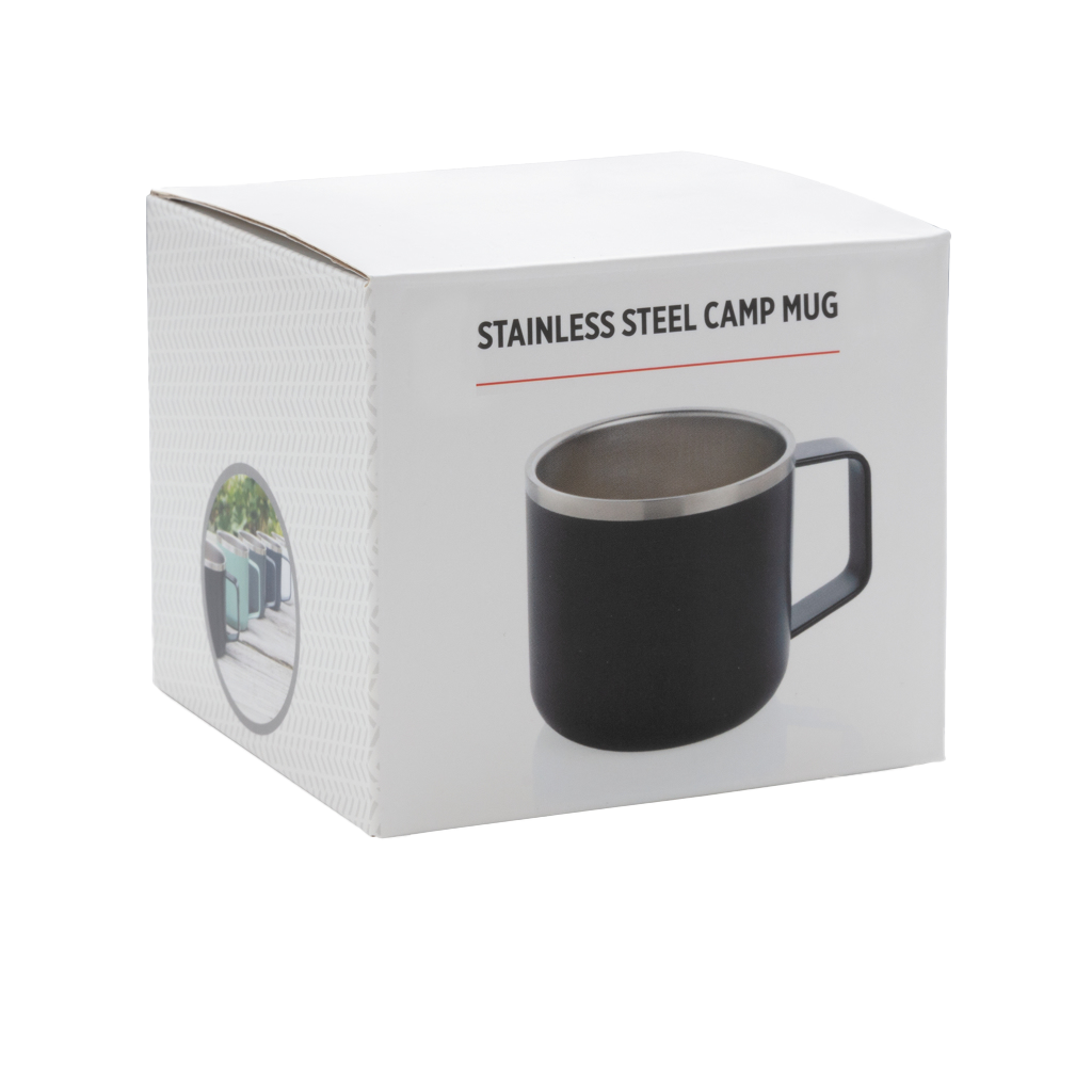 Stainless steel camp mug