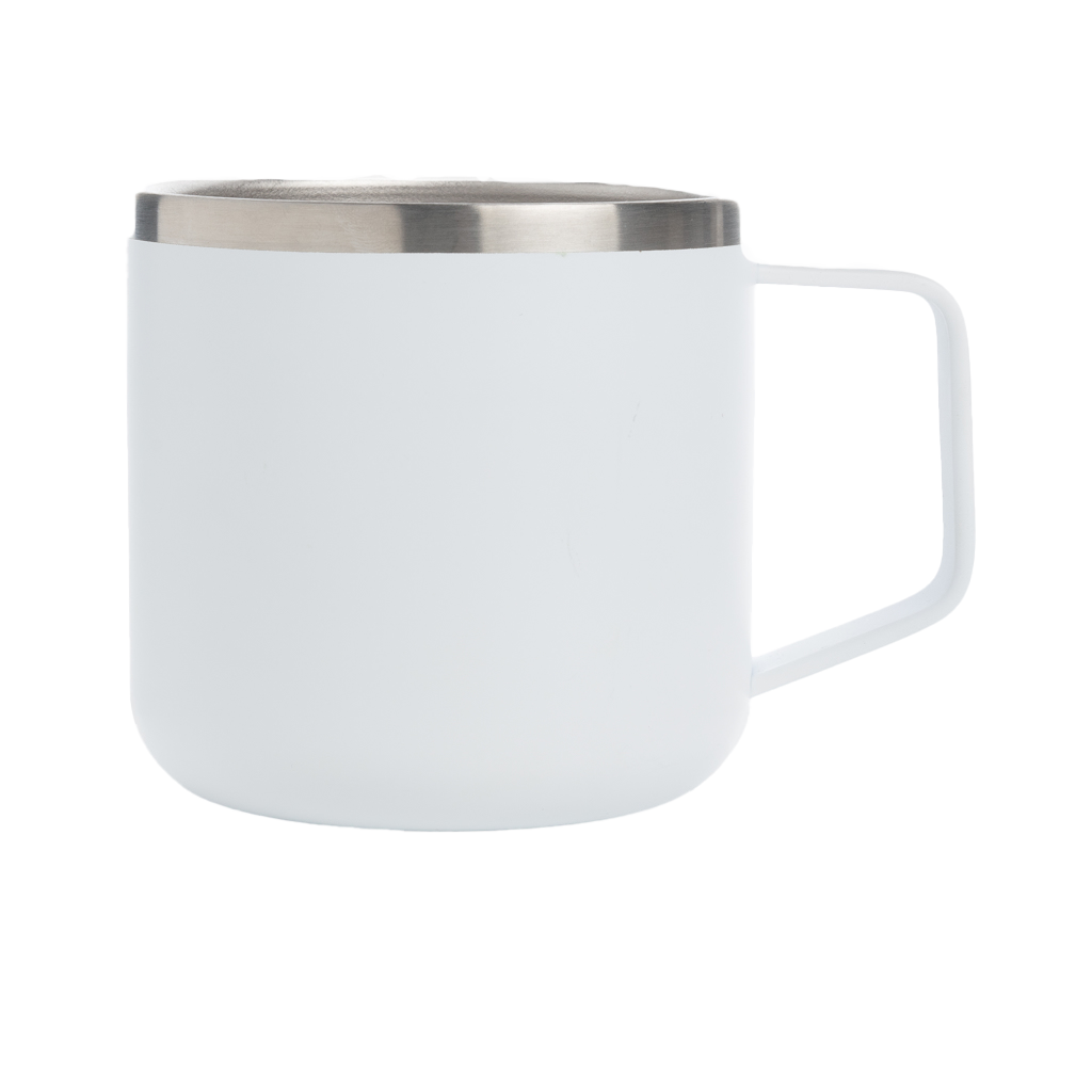 Stainless steel camp mug