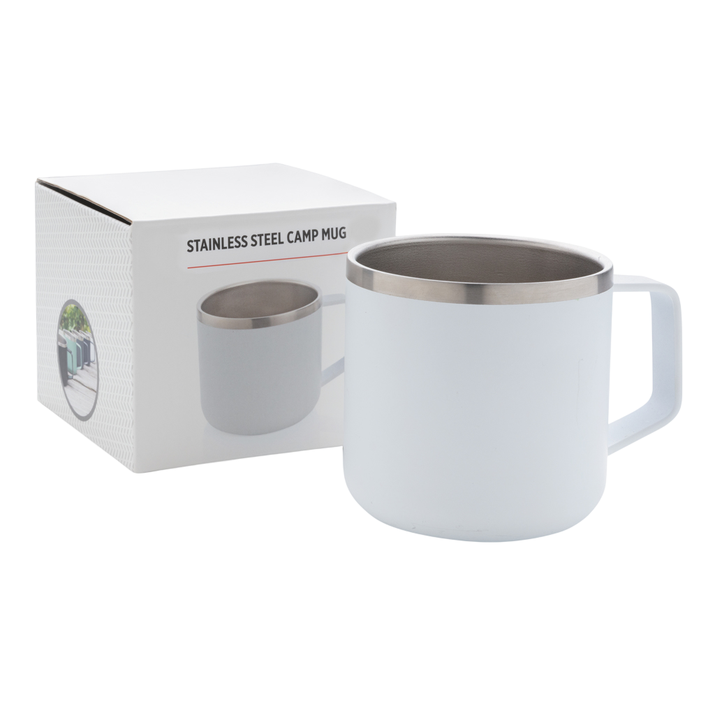 Stainless steel camp mug