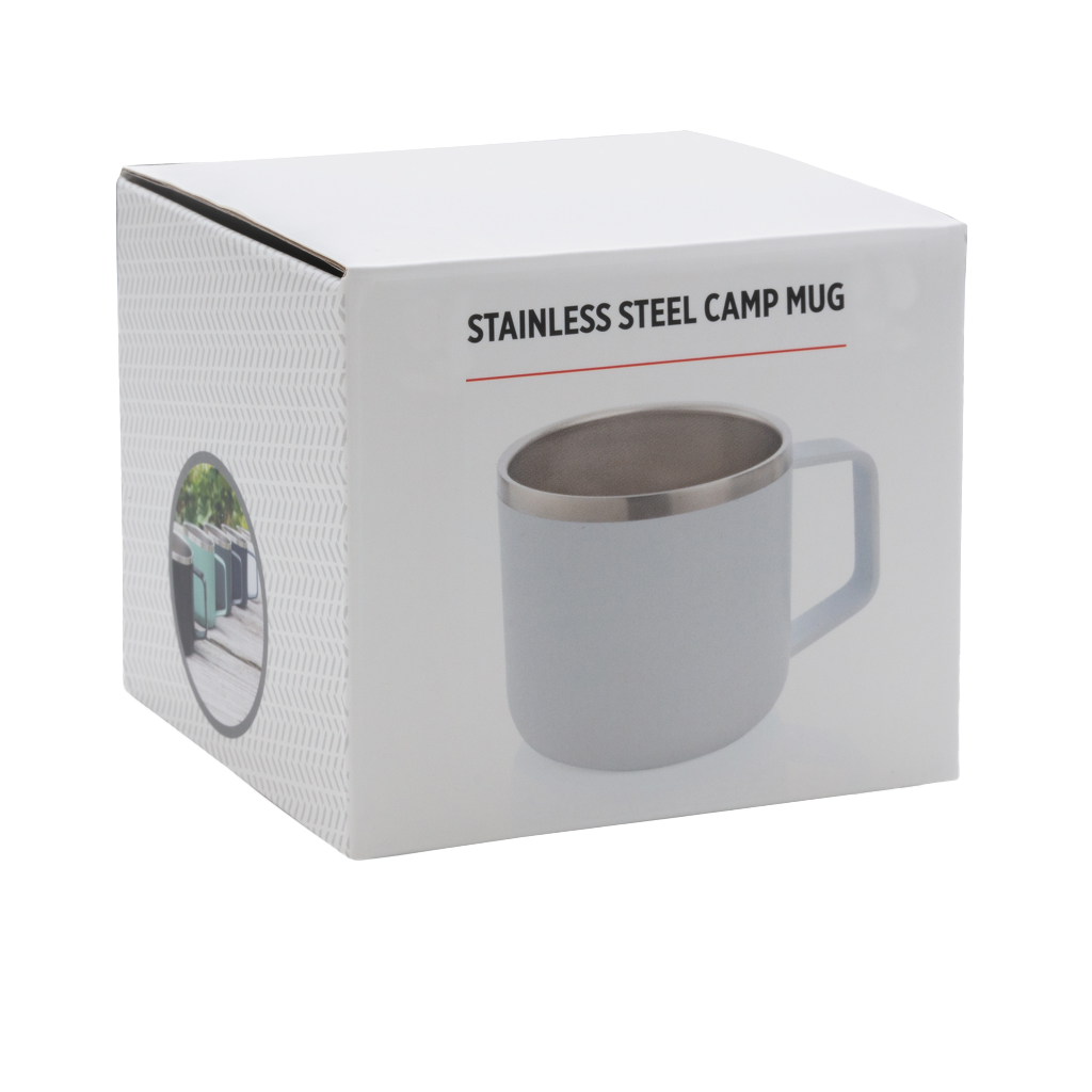 Stainless steel camp mug