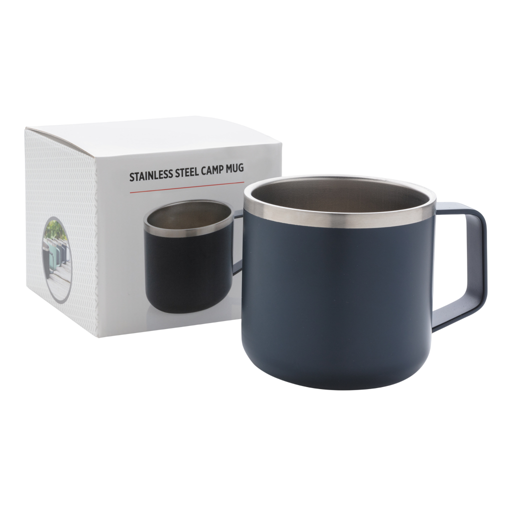 Stainless steel camp mug
