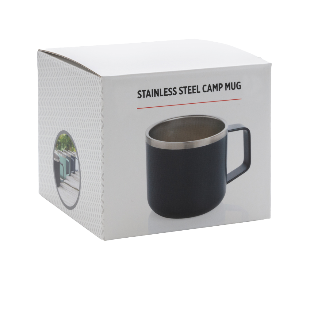 Stainless steel camp mug