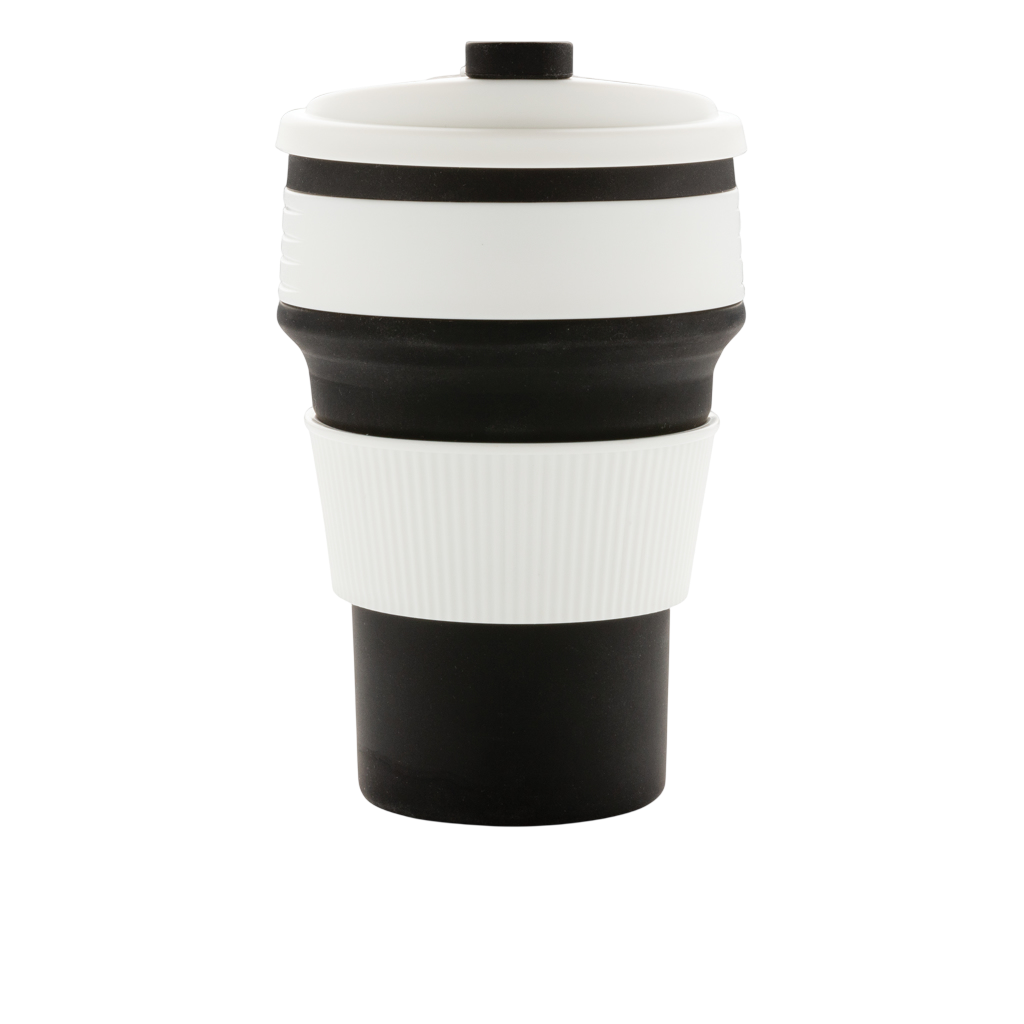Foldable silicone cup