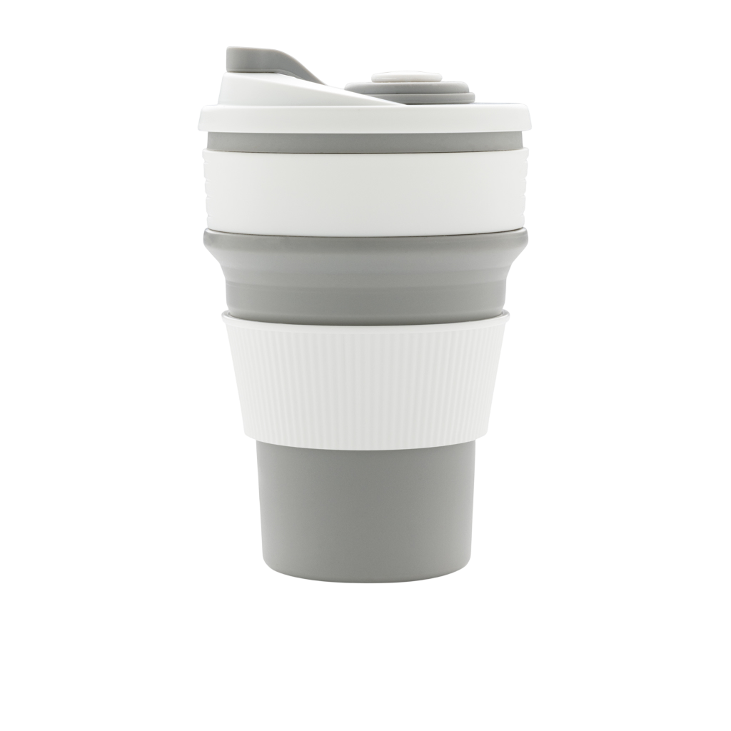 Foldable silicone cup