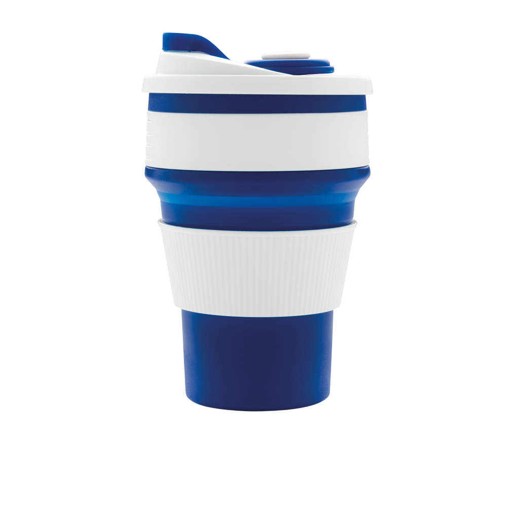 Foldable silicone cup