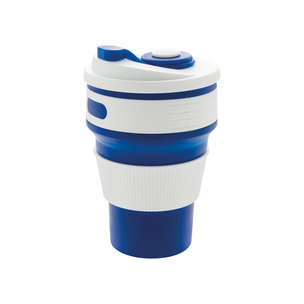 Foldable silicone cup