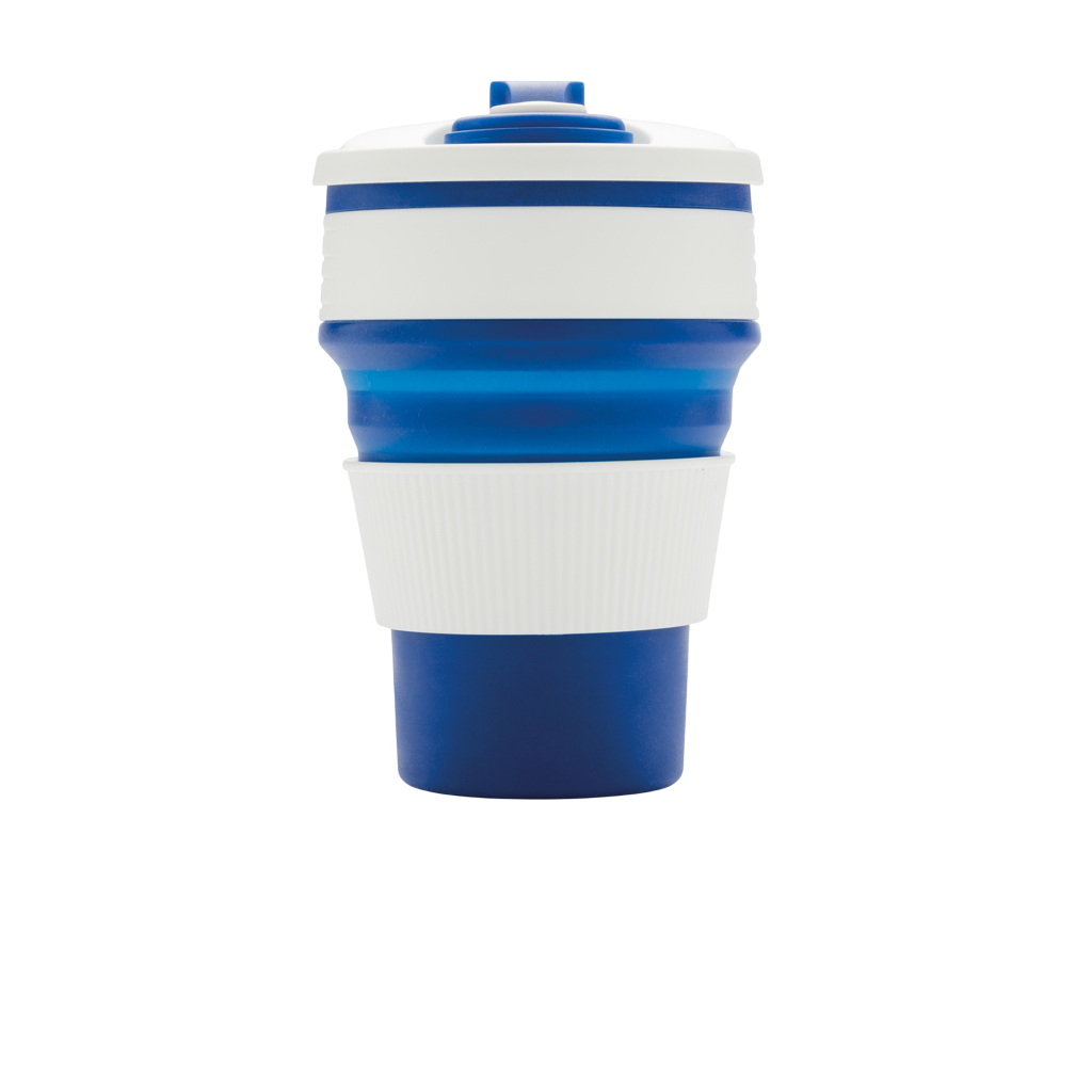 Foldable silicone cup