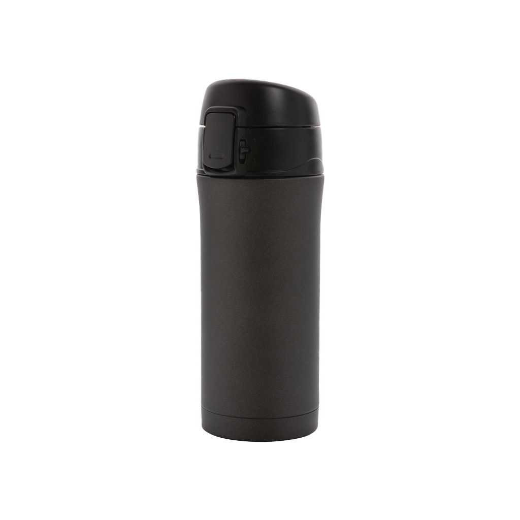 Metallic easy lock vacuum mug