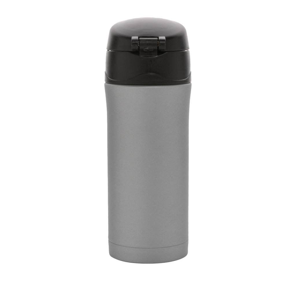 Metallic easy lock vacuum mug