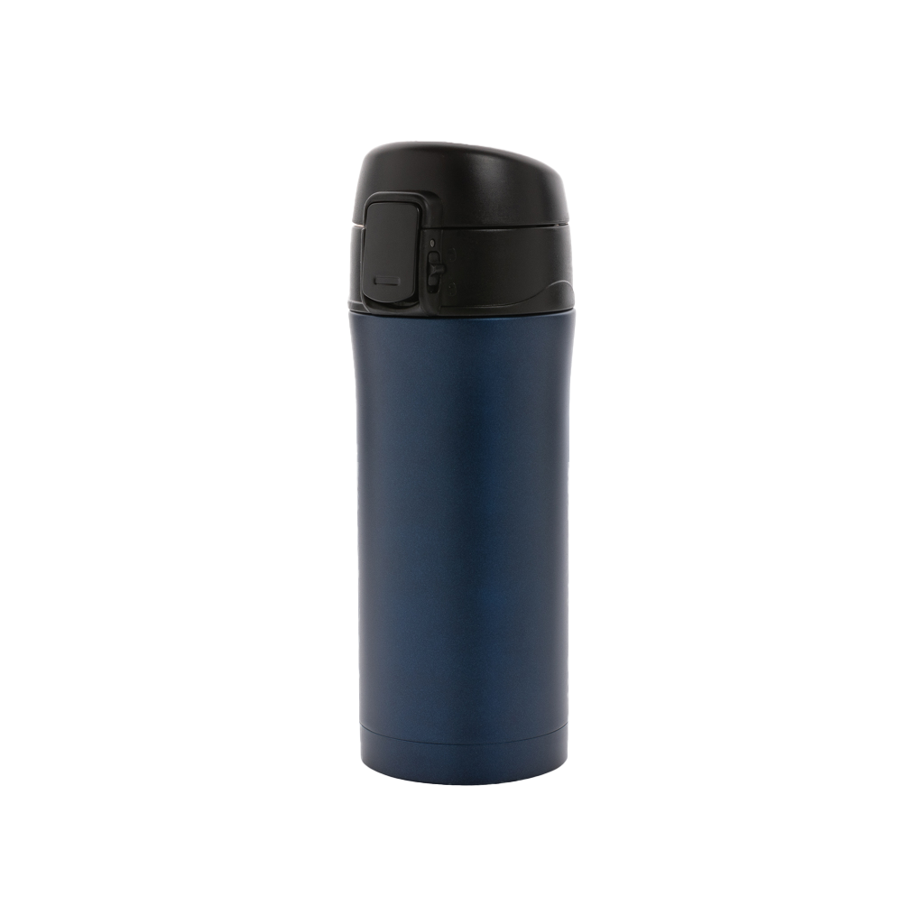 Metallic easy lock vacuum mug