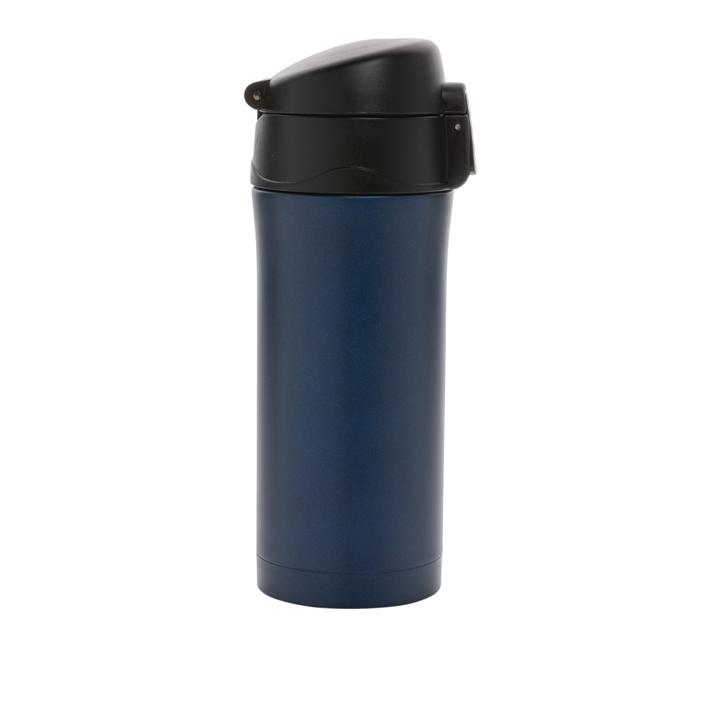 Metallic easy lock vacuum mug
