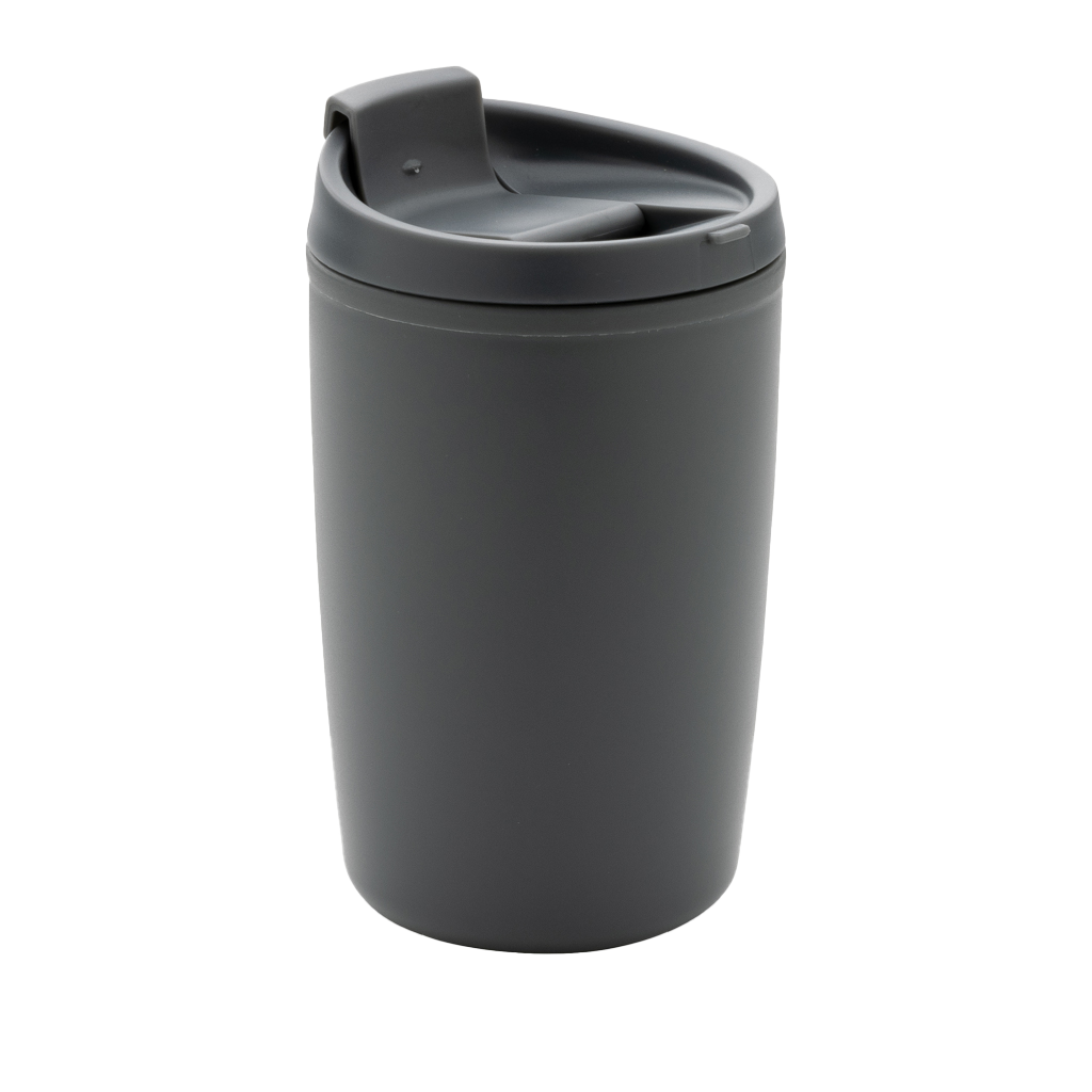 GRS Recycled PP tumbler with flip lid