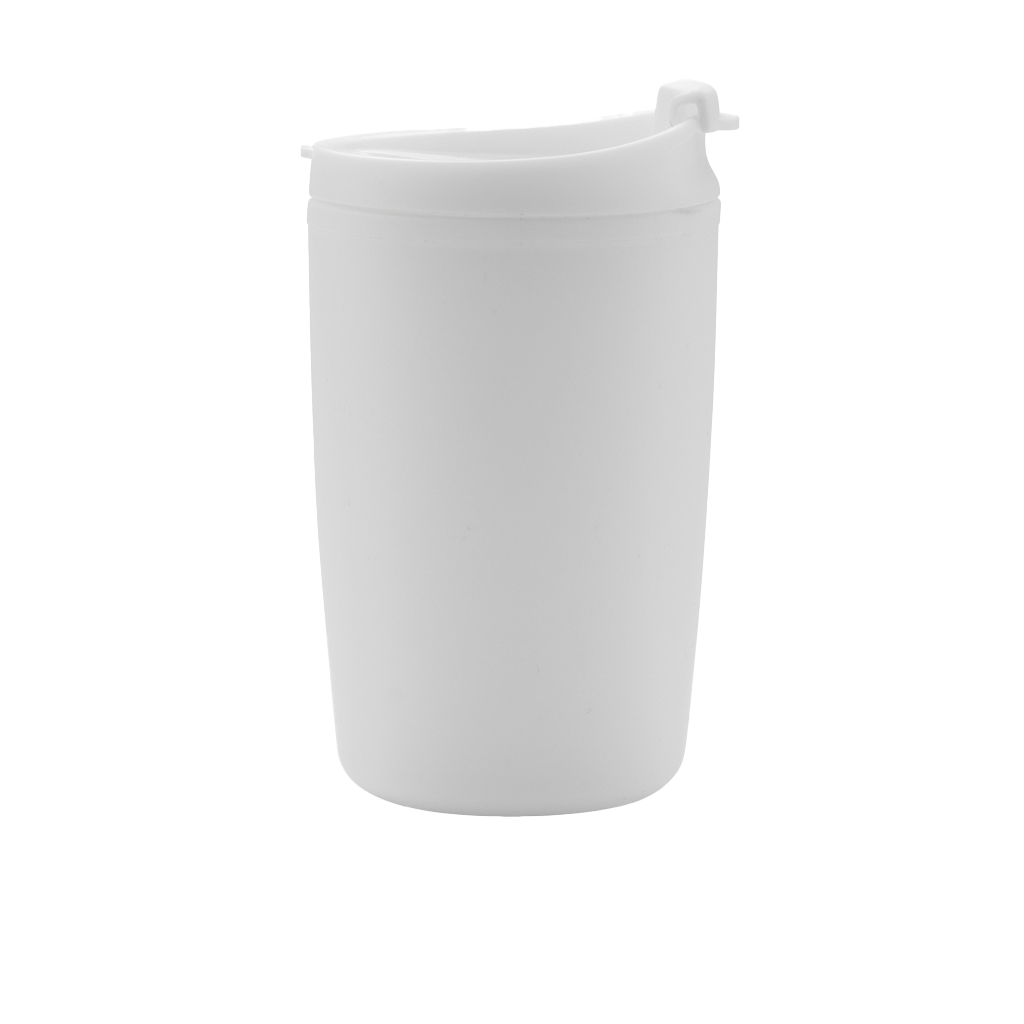 GRS Recycled PP tumbler with flip lid