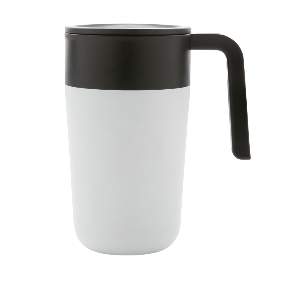 GRS Recycled PP and SS mug with handle