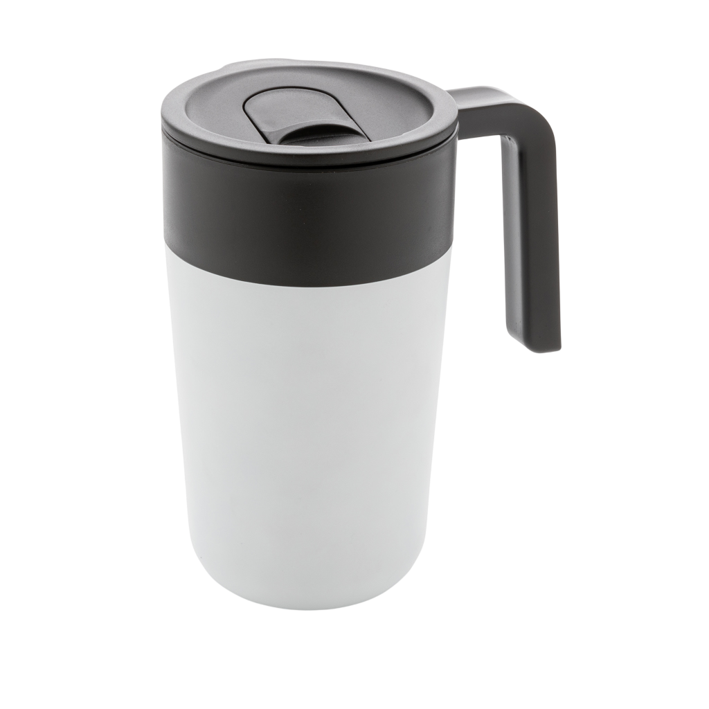 GRS Recycled PP and SS mug with handle