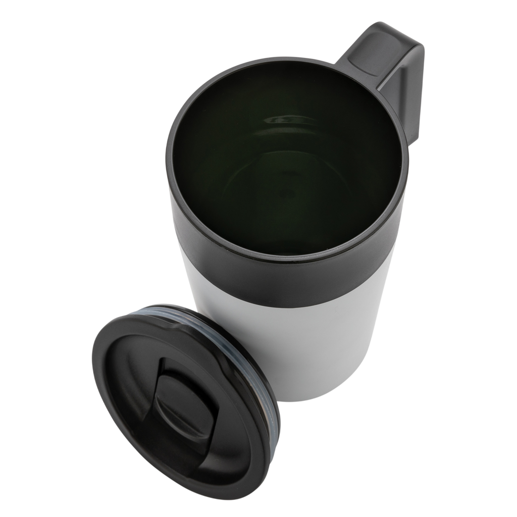 GRS Recycled PP and SS mug with handle