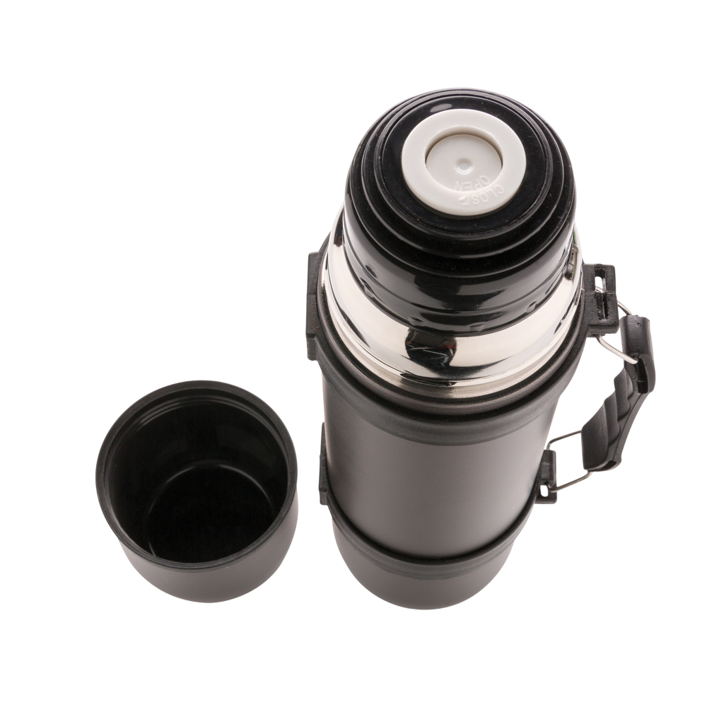 Vacuum flask with 2 cups