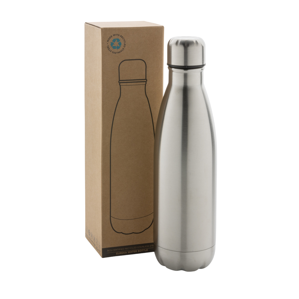 Eureka RCS certified re-steel single wall water bottle