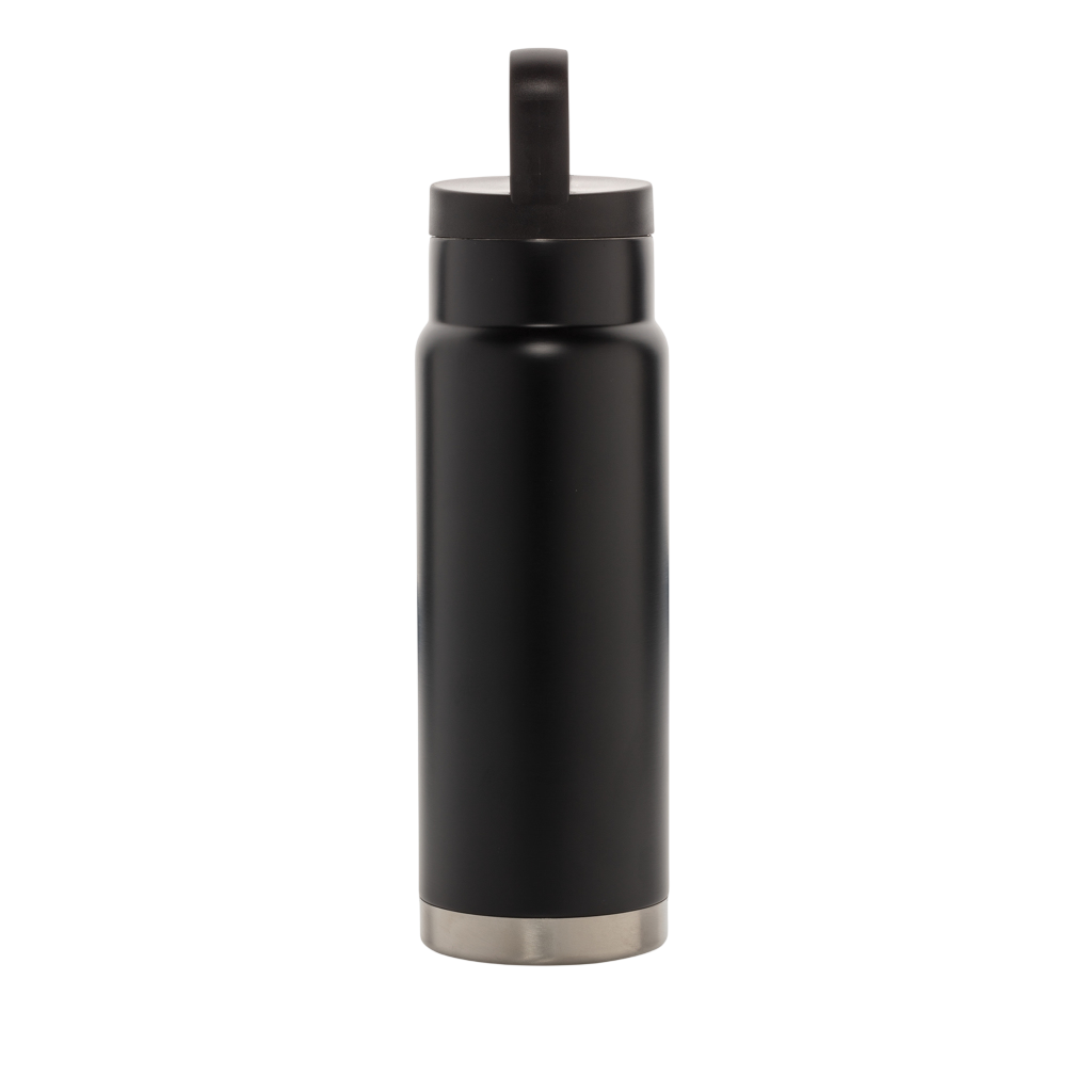 Leakproof vacuum on-the-go bottle with handle