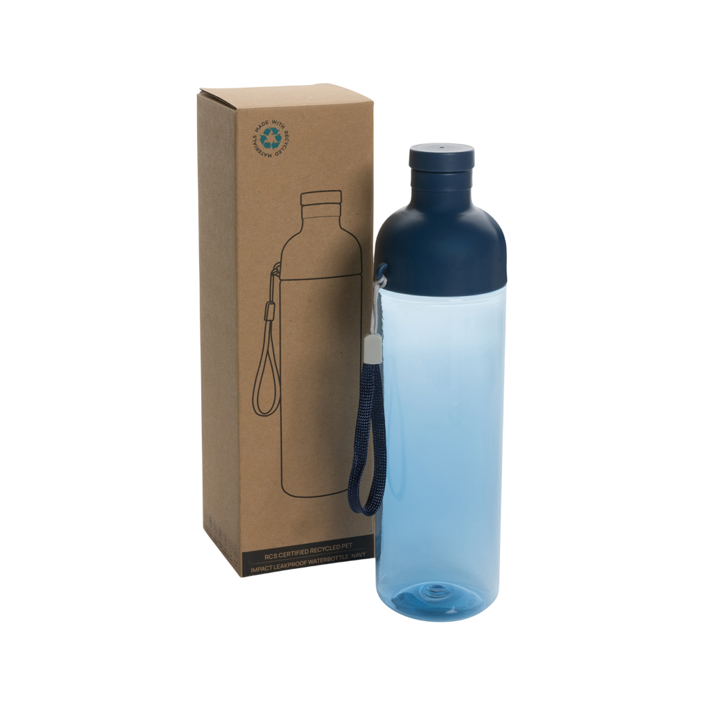 Impact RCS recycled PET leakproof water bottle 600ml