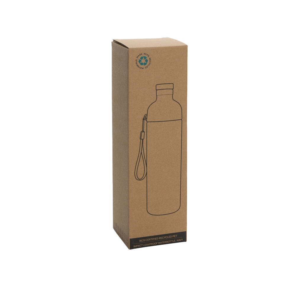 Impact RCS recycled PET leakproof water bottle 600ml