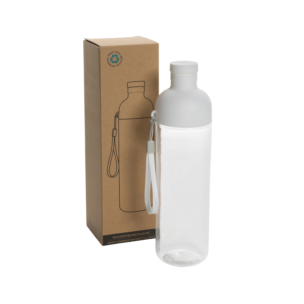 Impact RCS recycled PET leakproof water bottle 600ml