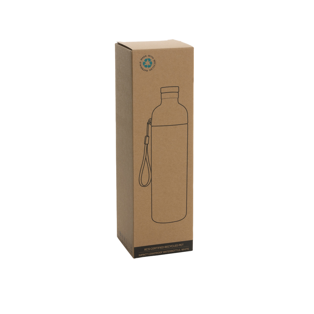 Impact RCS recycled PET leakproof water bottle 600ml