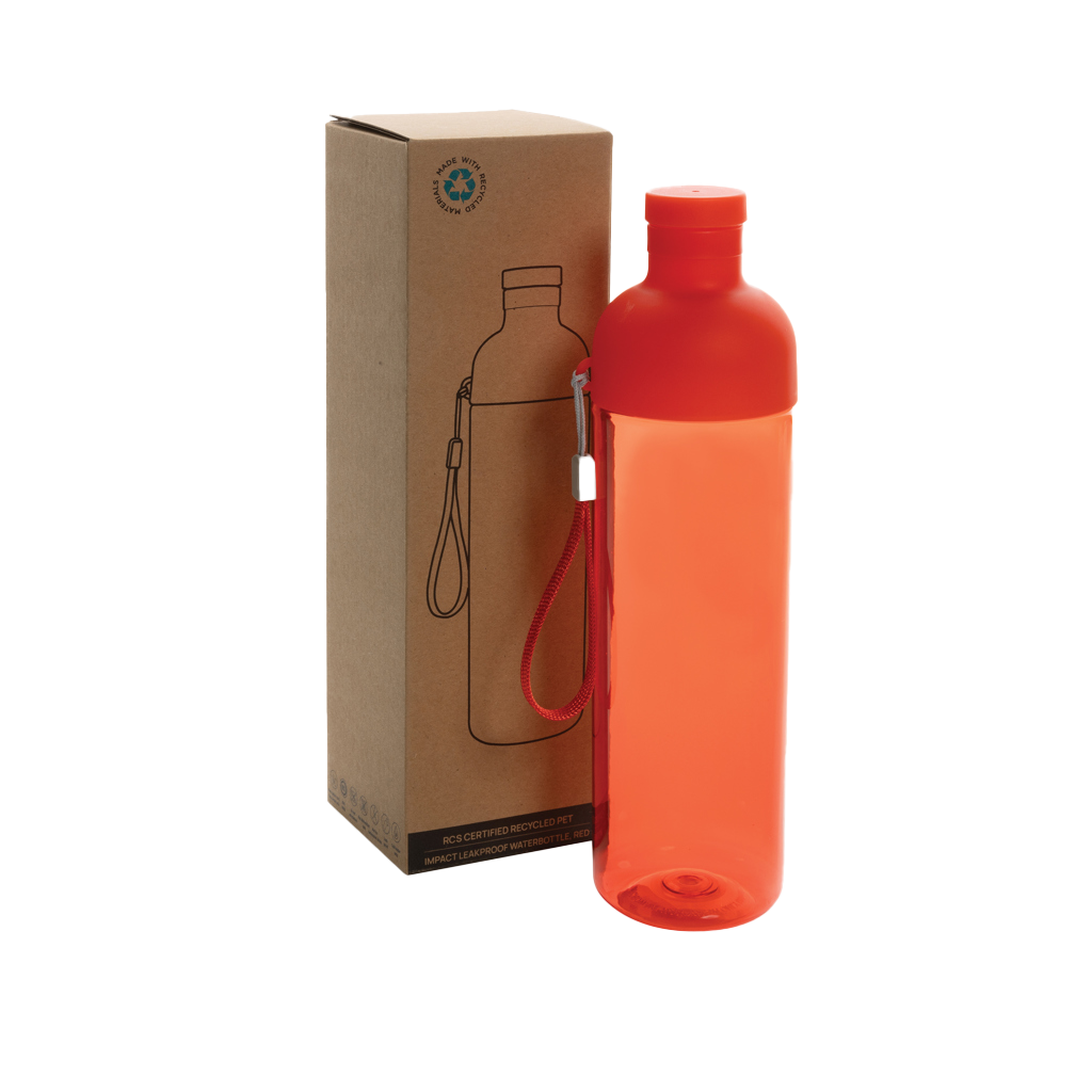 Impact RCS recycled PET leakproof water bottle 600ml