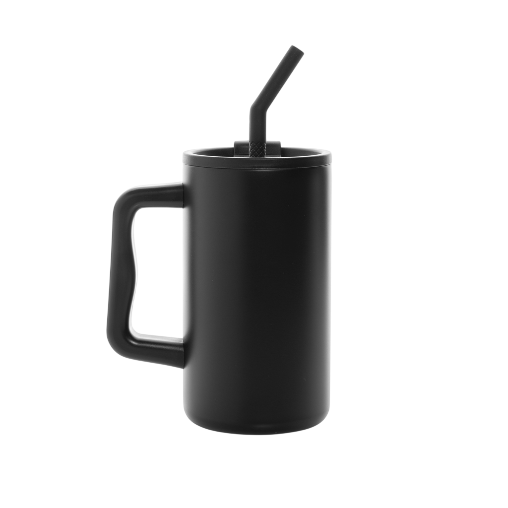 Cube RCS certified recycled steel mug 800ml