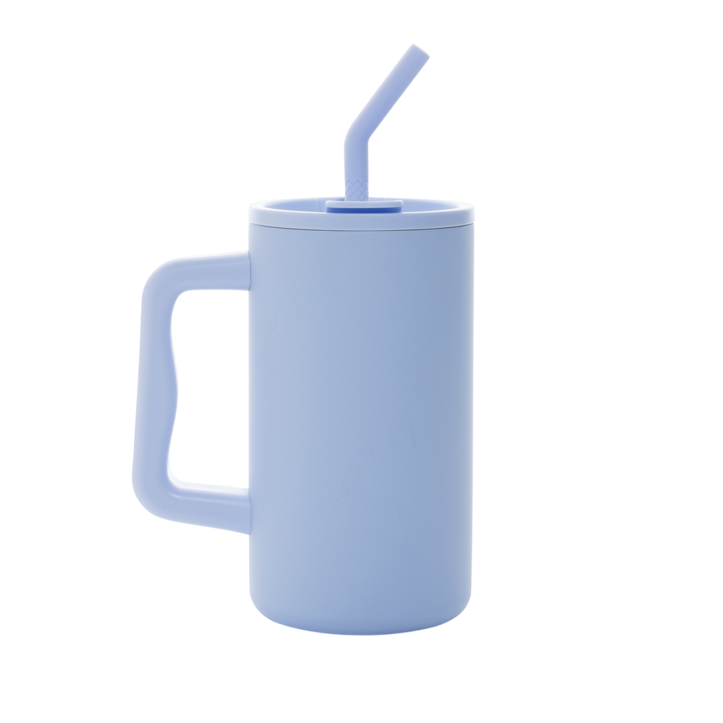 Cube RCS certified recycled steel mug 800ml