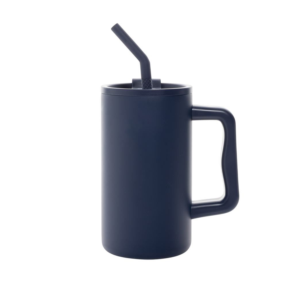 Cube RCS certified recycled steel mug 800ml