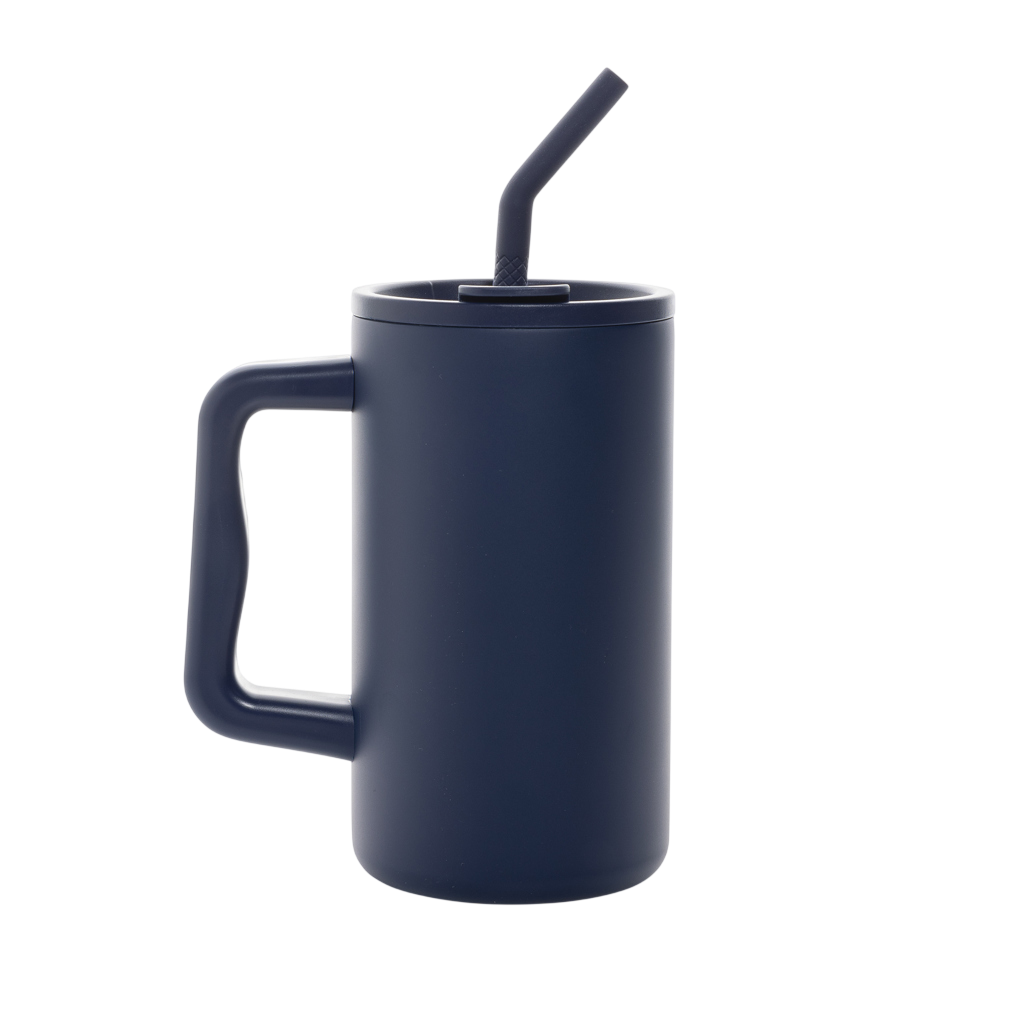 Cube RCS certified recycled steel mug 800ml