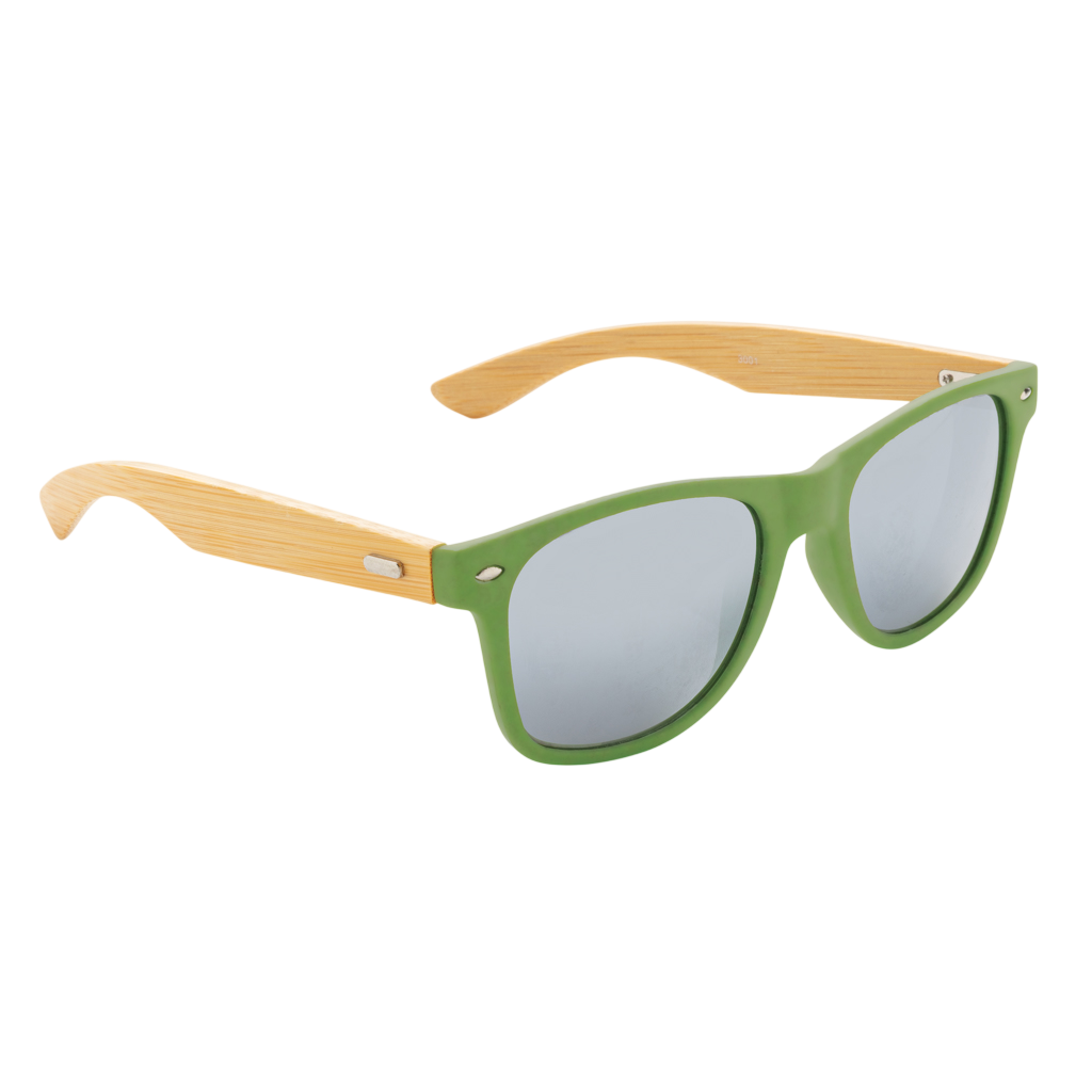 Bamboo and RCS recycled plastic sunglasses