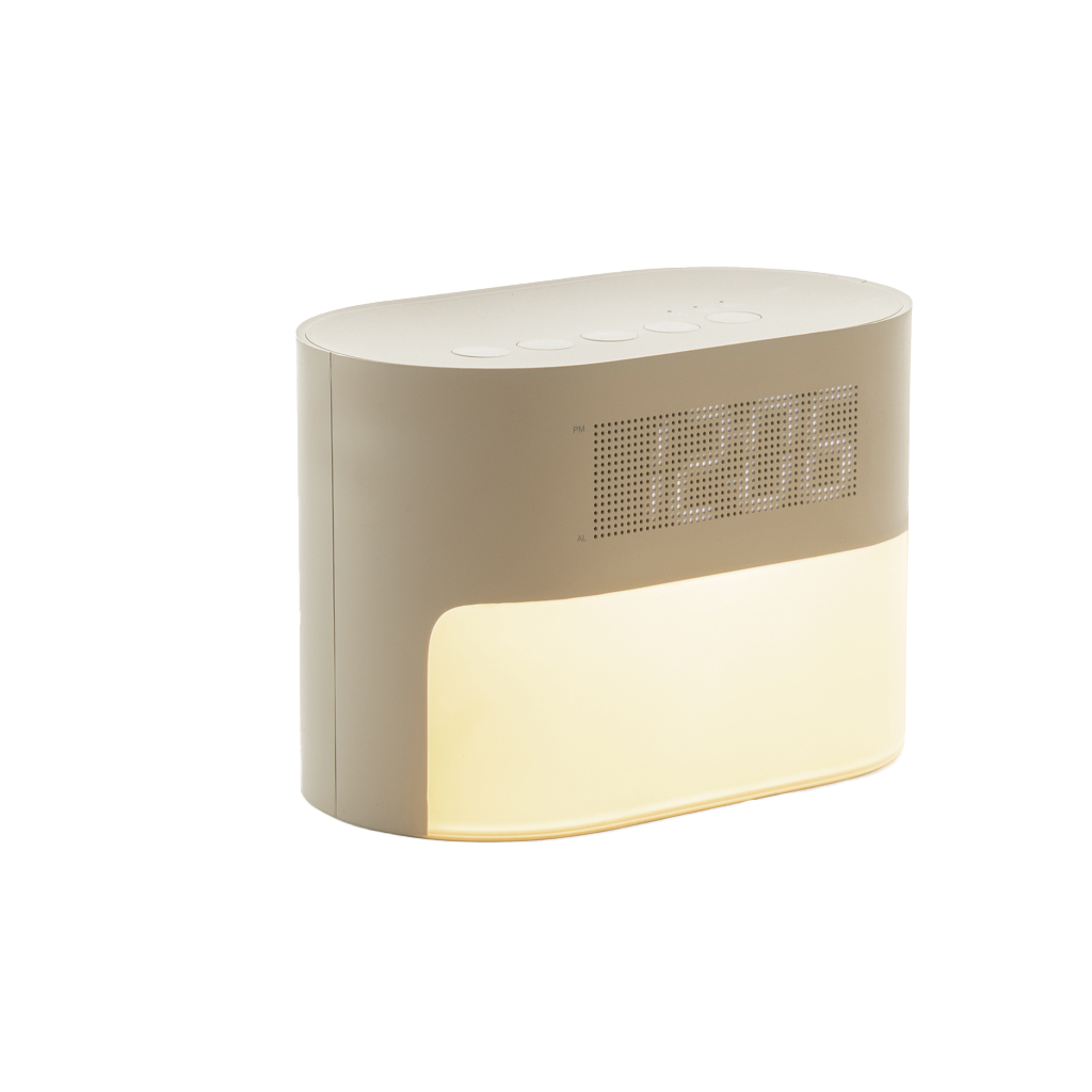 LumaRise RCS reycled plastic white noise alarm clock