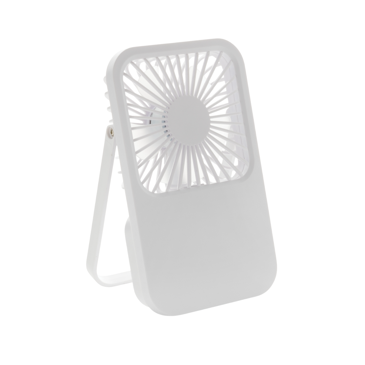 Aervina RCS recycled plastic re-chargeable desk fan