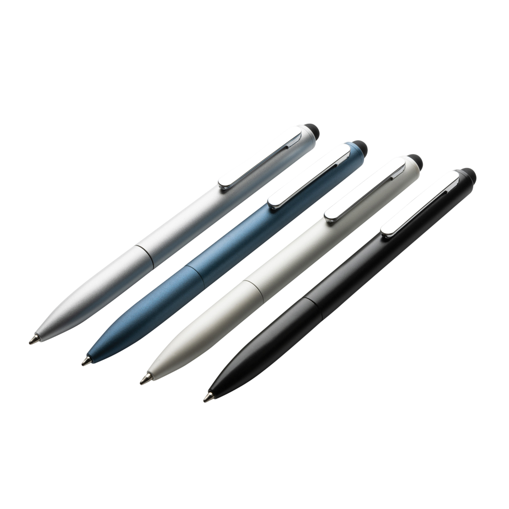 Kymi RCS certified recycled aluminium pen with stylus