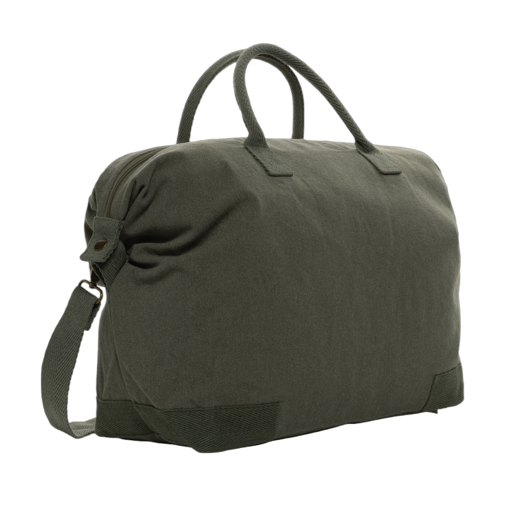 Kezar AWARE™ 500 gsm recycled canvas deluxe weekend bag