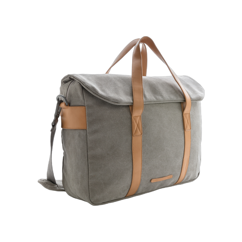 Canvas laptop bag PVC free