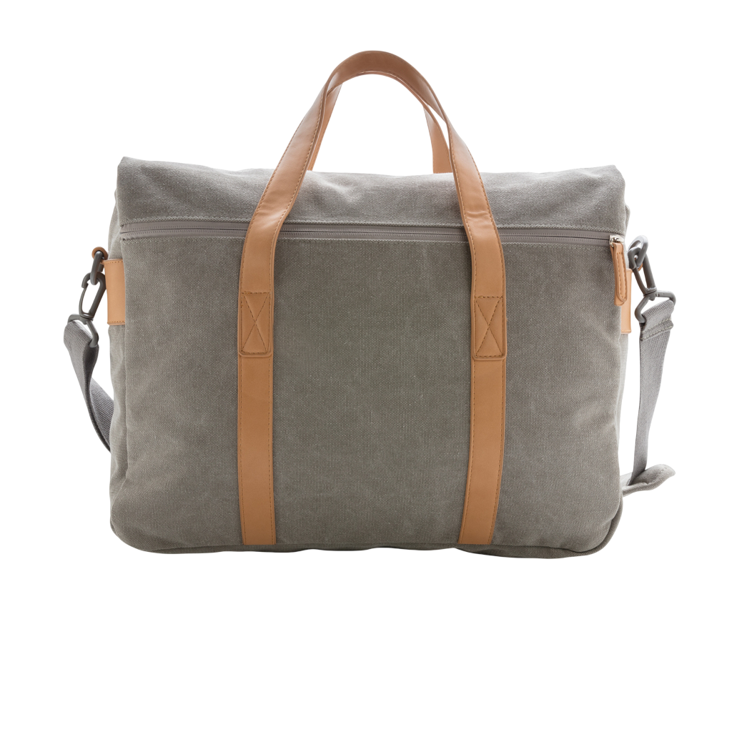 Canvas laptop bag PVC free
