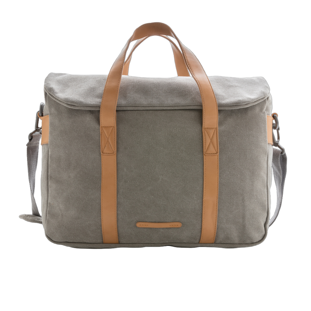 Canvas laptop bag PVC free