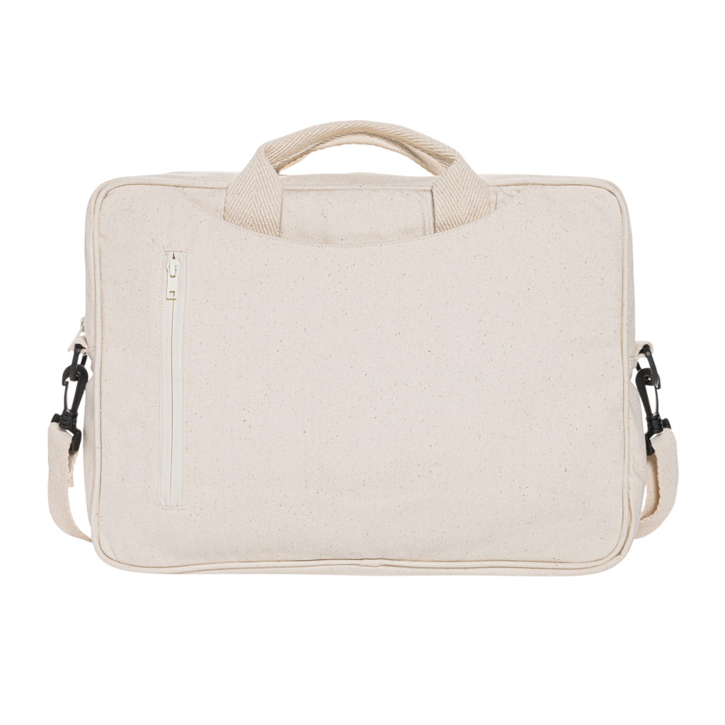 Laluka AWARE™ recycled cotton 15.4 inch laptop bag