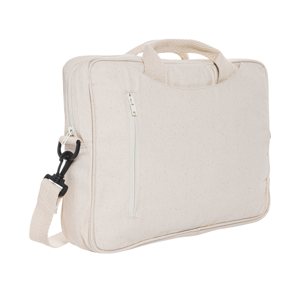 Laluka AWARE™ recycled cotton 15.4 inch laptop bag