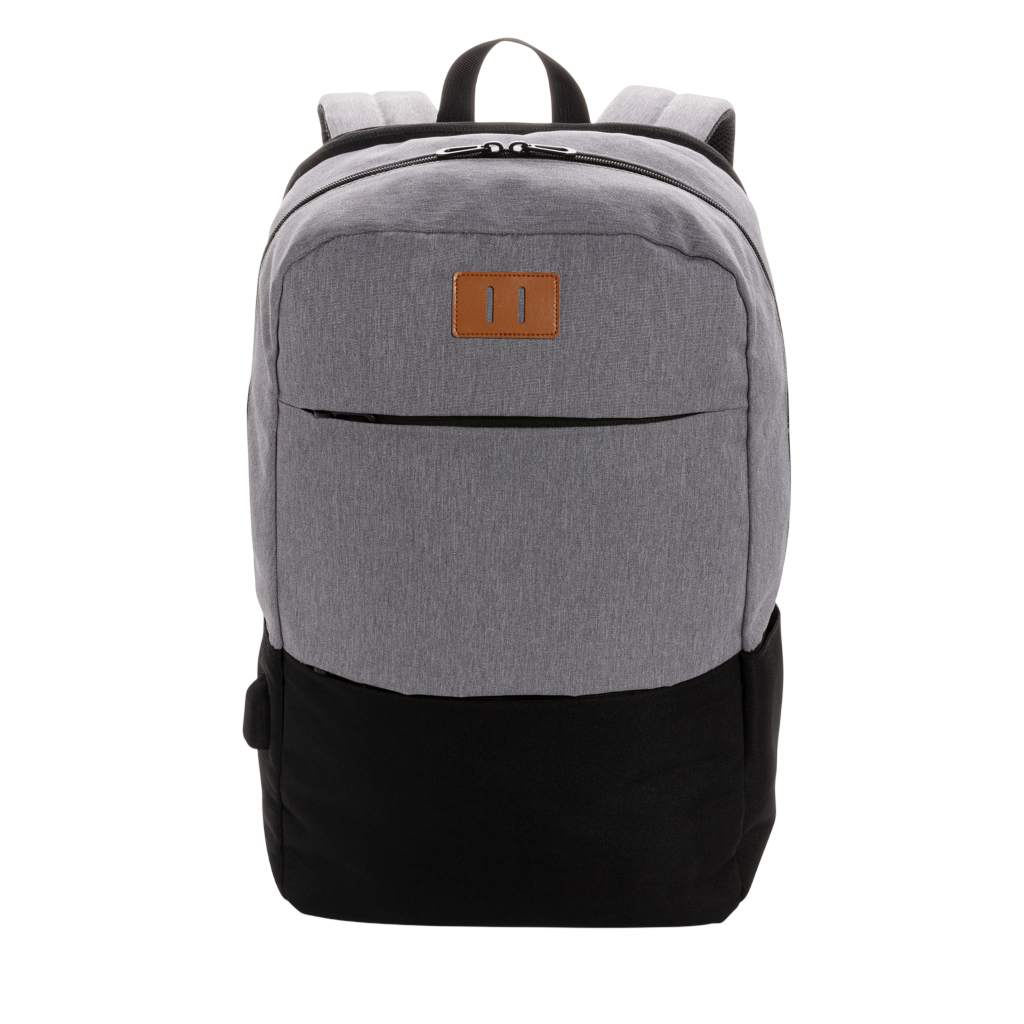 Modern 15.6" USB & RFID laptop backpack PVC free