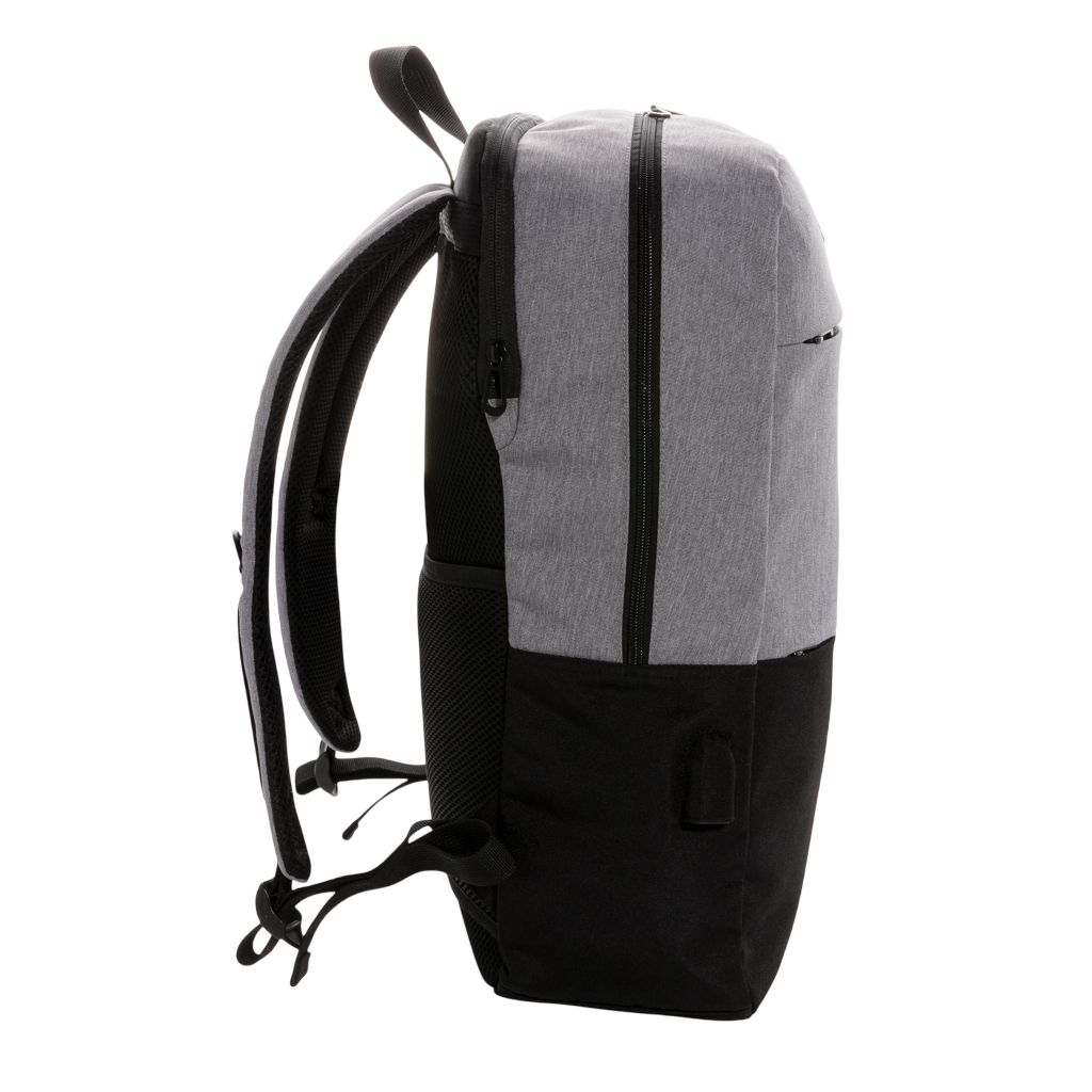 Modern 15.6" USB & RFID laptop backpack PVC free