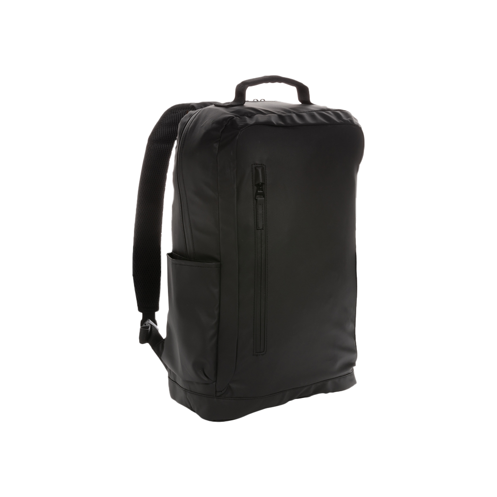 Fashion black 15.6" laptop backpack PVC free