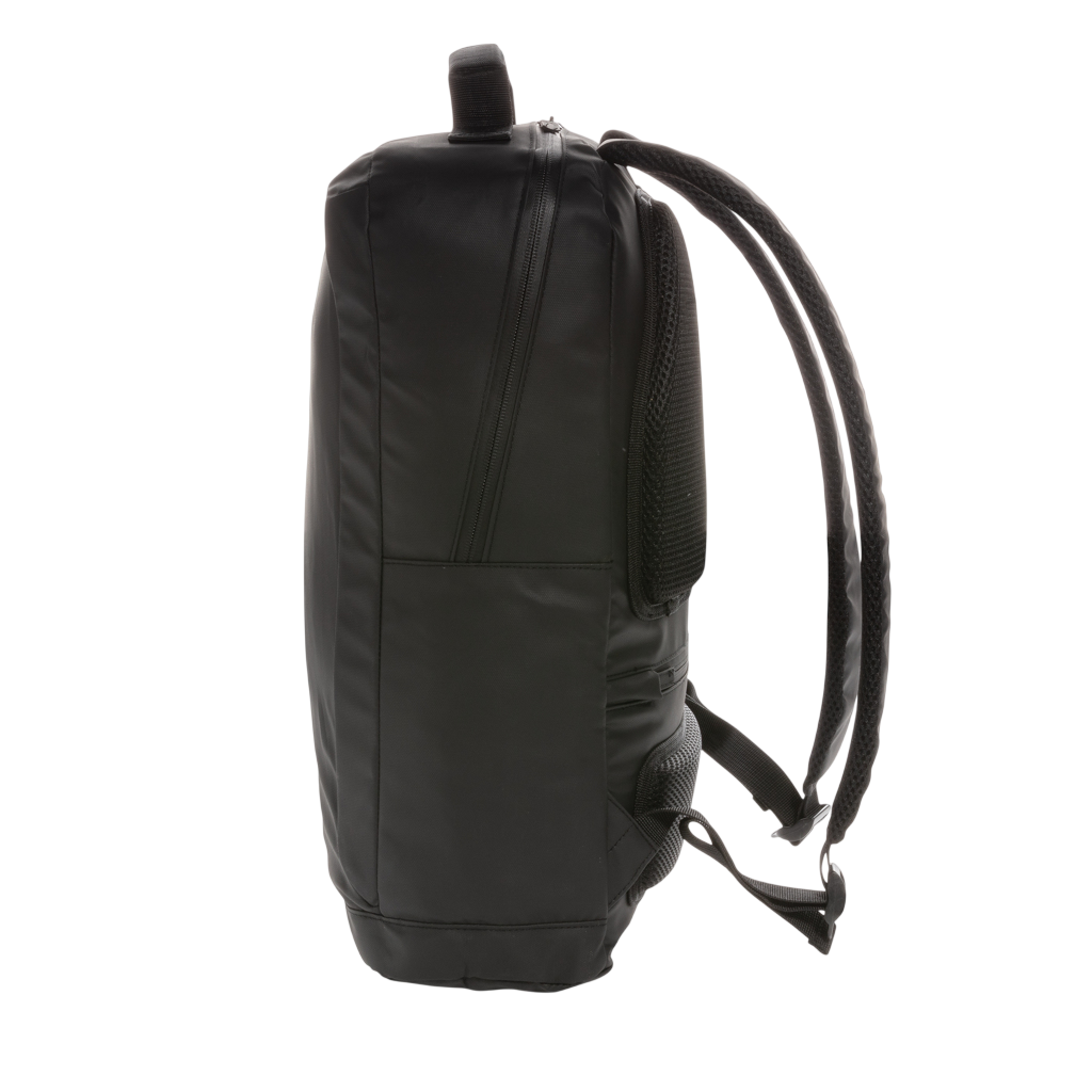 Fashion black 15.6" laptop backpack PVC free