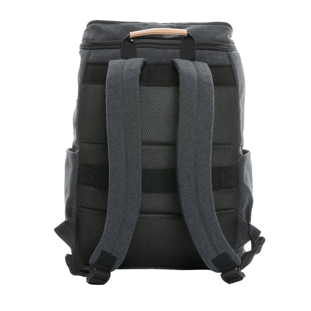 Impact AWARE™ 16 oz. recycled canvas 15" laptop backpack