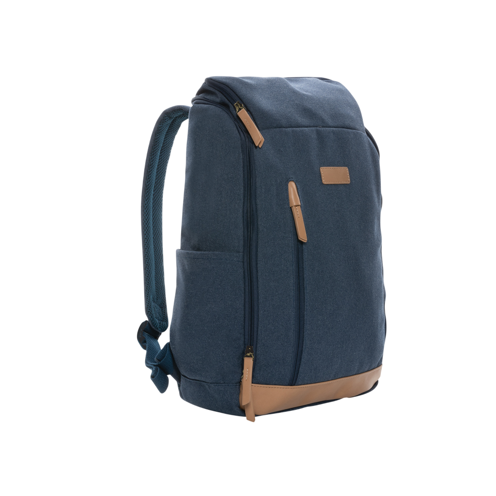 Impact AWARE™ 16 oz. recycled canvas 15" laptop backpack
