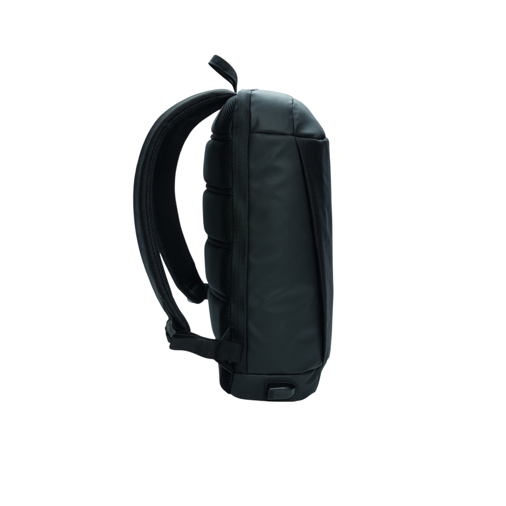 Madrid anti-theft RFID USB laptop backpack PVC free